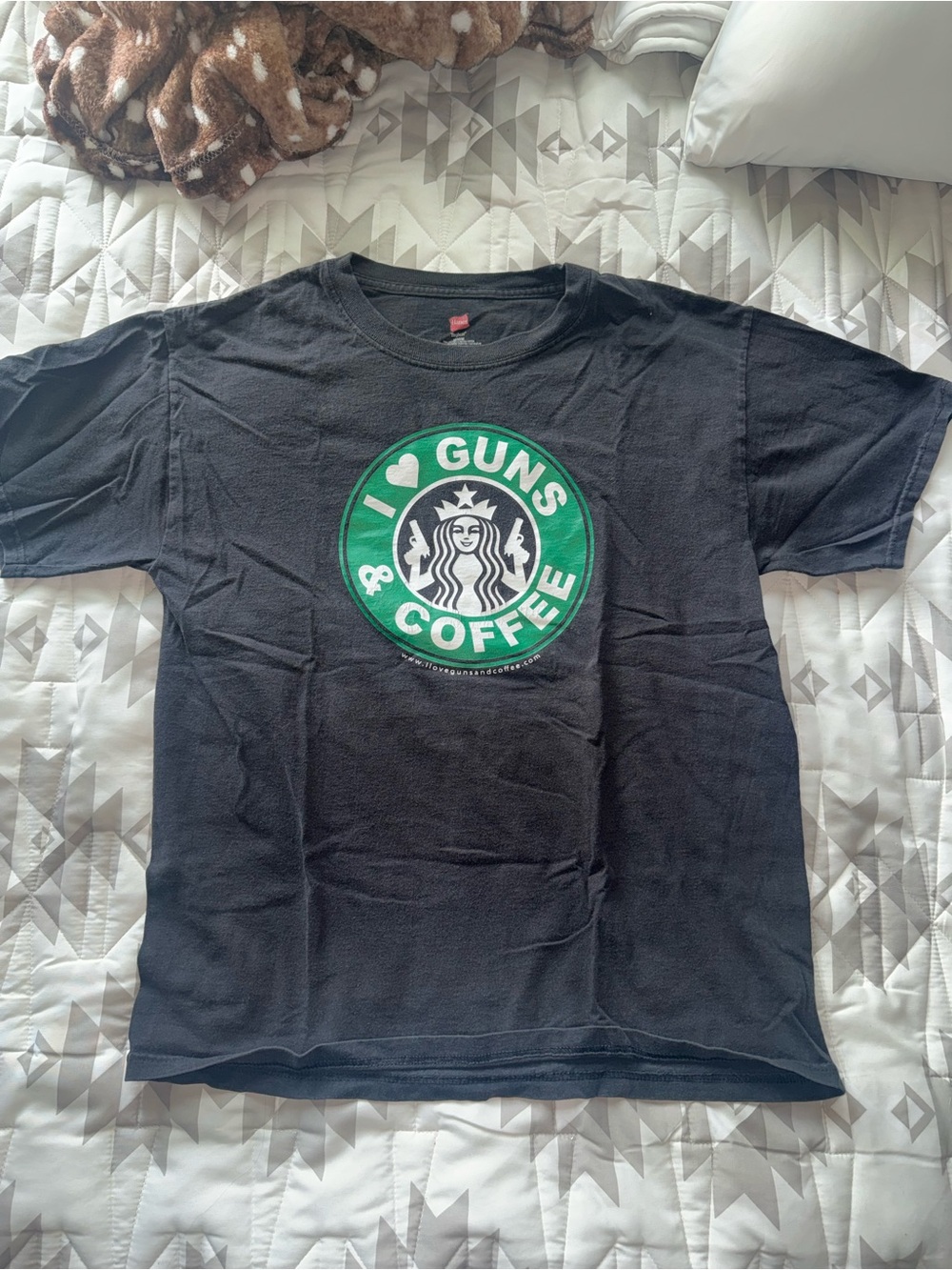 I Love Guns and Coffee Shirt